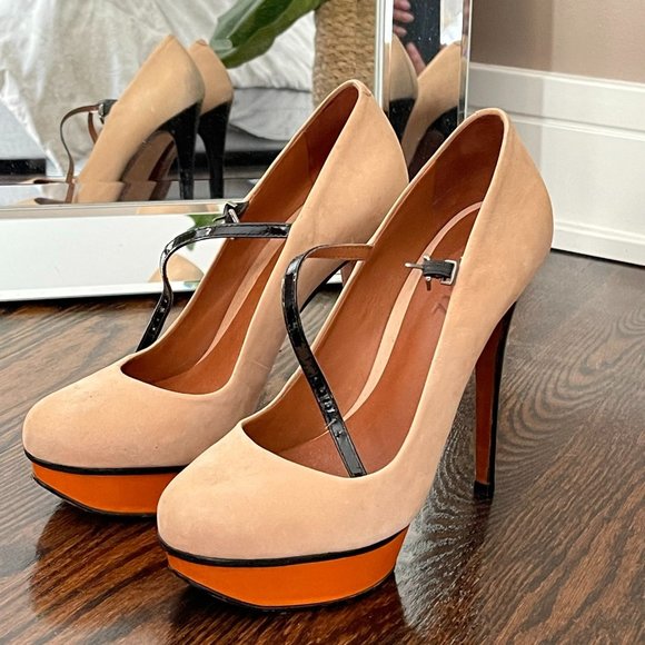 Schutz Suede Heels - Picture 1 of 14